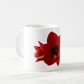 Mug Amaryllis, fleur rouge (Devant gauche)