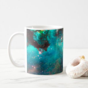 Mug Amas d'étoiles Aqua Green Photo Céleste
