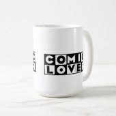 Mug Amateur de Bande Dessinée Conception Gras (Devant droit)