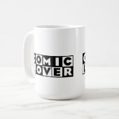 Mug Amateur de Bande Dessinée Conception Gras (Devant gauche)