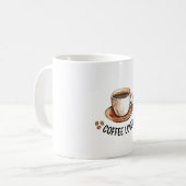 Mug Amateur de café (Devant gauche)