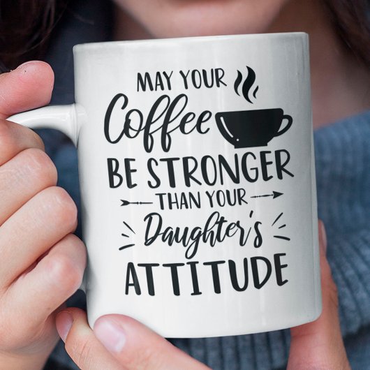 Mug Amateur de café amusant maman avec l'attitude de l