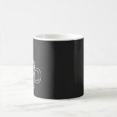 Mug Amateur De Café, Café Et Penser À Vous, Drôle (Centre)