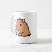 Mug Amateur de café Capybara (Devant gauche)