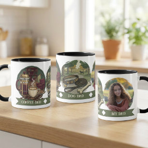 Mug Amateur de café et de chiens   Photo de la fête de