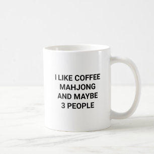 Mug Amateur de café et de mahjong drôle mahj