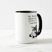 Mug Amateur de café et d'équation mathématique (Devant droit)