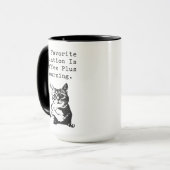 Mug Amateur de café et d'équation mathématique (Devant gauche)