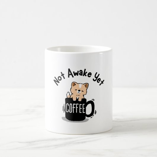 Mug Amateur de café pas encore réveillé  (Centre)
