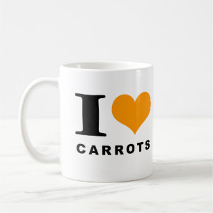 Mug Amateur de carottes, j'aime les carottes