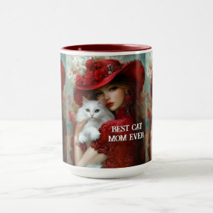 Mug Amateur de chat élégant et beau