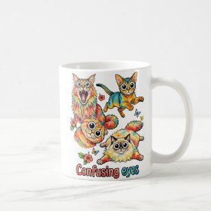 Mug Amateur de chat Fun Cat's Curious Quartet, Chat Mi