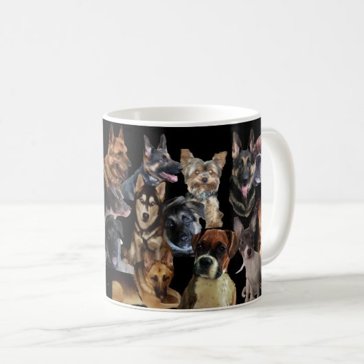 MUG AMATEUR DE CHIEN (Devant droit)