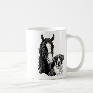 Mug Amateur De Chien Et De Cheval Équitation Équitatio