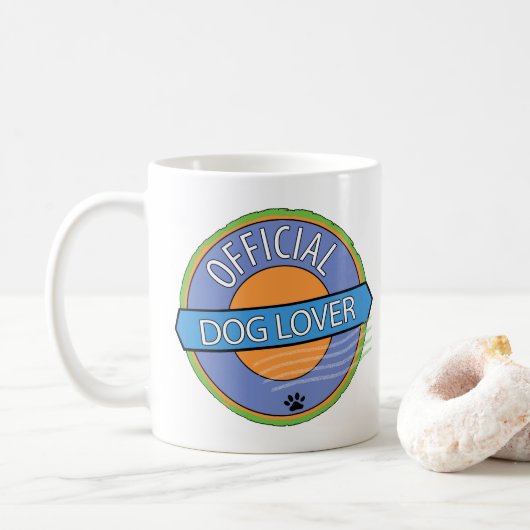 Mug Amateur de chien officiel (Avec donut)