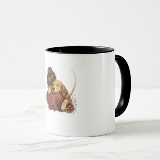 Mug Amateur de chiens (Devant droit)