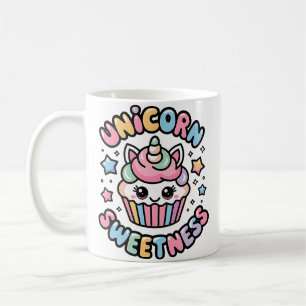 Mug Amateur de Cupcake Licorne Douceur Traités Magique