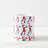 Mug AMATEUR DE GOLF Personnalisé Union Jack Meilleure  (Centre)