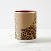 Mug Amateur de gros chat Jaguar tacheté #Cadeau (Centre)