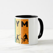 Mug amateur de gym (Devant droit)