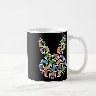 Mug Amateur de jeux vidéo de Pâques Tête de lapin Amou