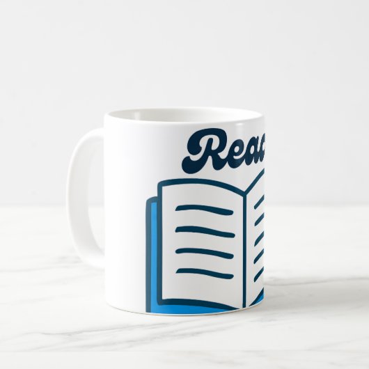 Mug Amateur de lecture de livre (Devant gauche)