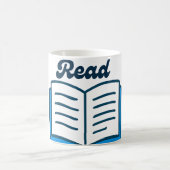 Mug Amateur de lecture de livre (Centre)