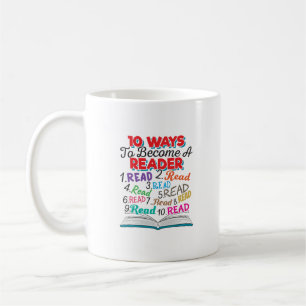 Mug Amateur de livres 10 façons de devenir un lecteur