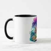Mug Amateur de livres de fantasy Fée (Gauche)