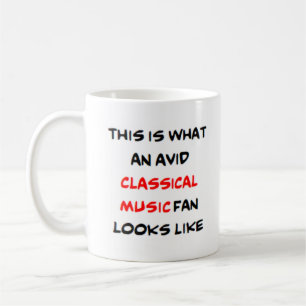 Mug amateur de musique classique, fervent