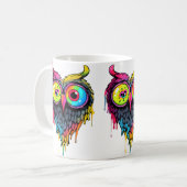 Mug Amateur de musique de hibou de fête Triippy Edm (Devant gauche)