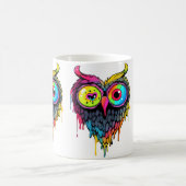 Mug Amateur de musique de hibou de fête Triippy Edm (Centre)