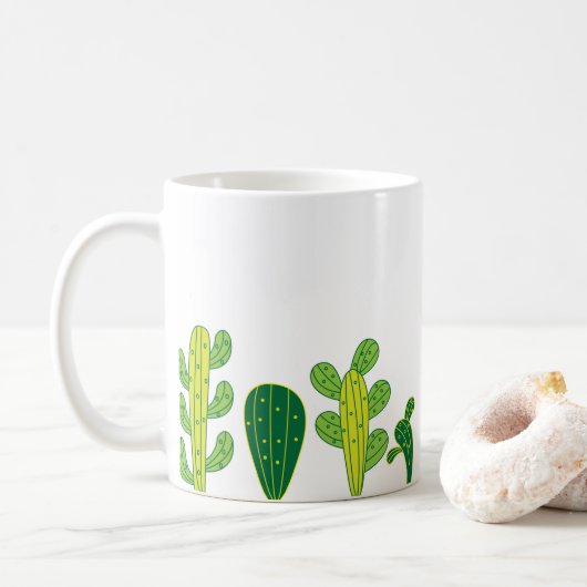 Mug Amateur de plante de cactus (Avec donut)
