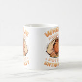 Mug Amateur de poterie génial en roue libre (Centre)