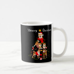 Mug Amateur de Shiba Inu Arbre de Noël Propriétaire de