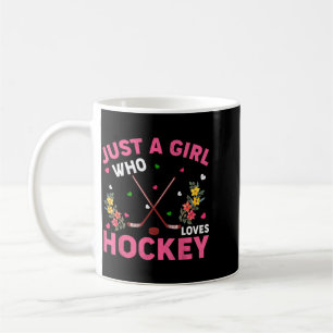 Mug Amateur de sport de hockey Juste une fille qui aim