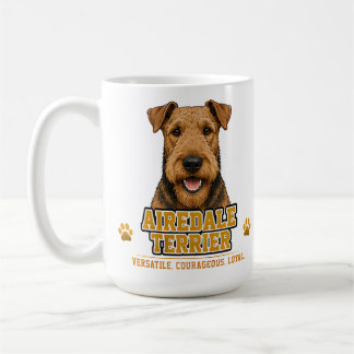 Mug 🐾 Amateur de Terrier Airedale 🐾