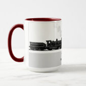 Mug Amateur de train personnalisé (Gauche)
