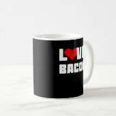 Mug Amateurs de bacon funnyloving Funny Bacon Lover (Devant droit)