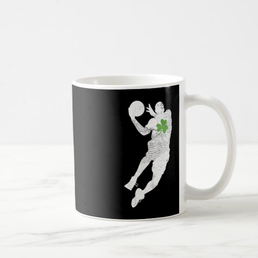 Mug Amateurs de basket-ball Vert Shamrock St patrick f (Droite)