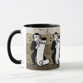 Mug Amateurs de budget de facturation et de dépenses (Gauche)