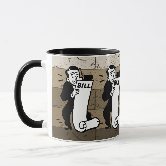 Mug Amateurs de budget de facturation et de dépenses (Gauche)