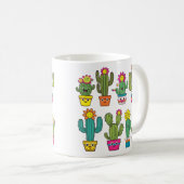 Mug Amateurs de cactus mignons (Devant droit)