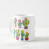 Mug Amateurs de cactus mignons (Devant gauche)