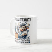 Mug Amateurs de café avec un sens de l'Humour drôle (Devant gauche)