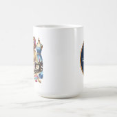 Mug Amateurs de couture mignonne ajouter monogramme (Centre)