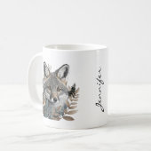 Mug Amateurs de faune Oiseau et cochon de renard (Devant gauche)