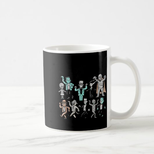 Mug Amateurs de films d'horreur drôles mignons (Droite)