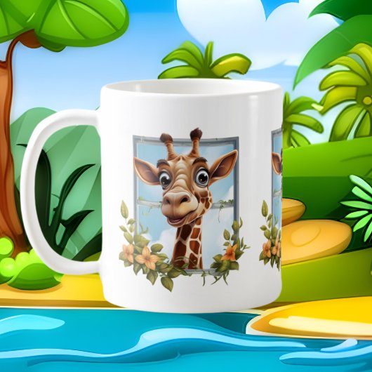 Mug Amateurs de girafe mignonne animal de jungle