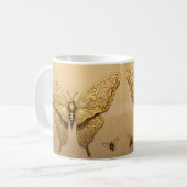 Mug Amateurs de la faune des papillons d'or (Devant gauche)